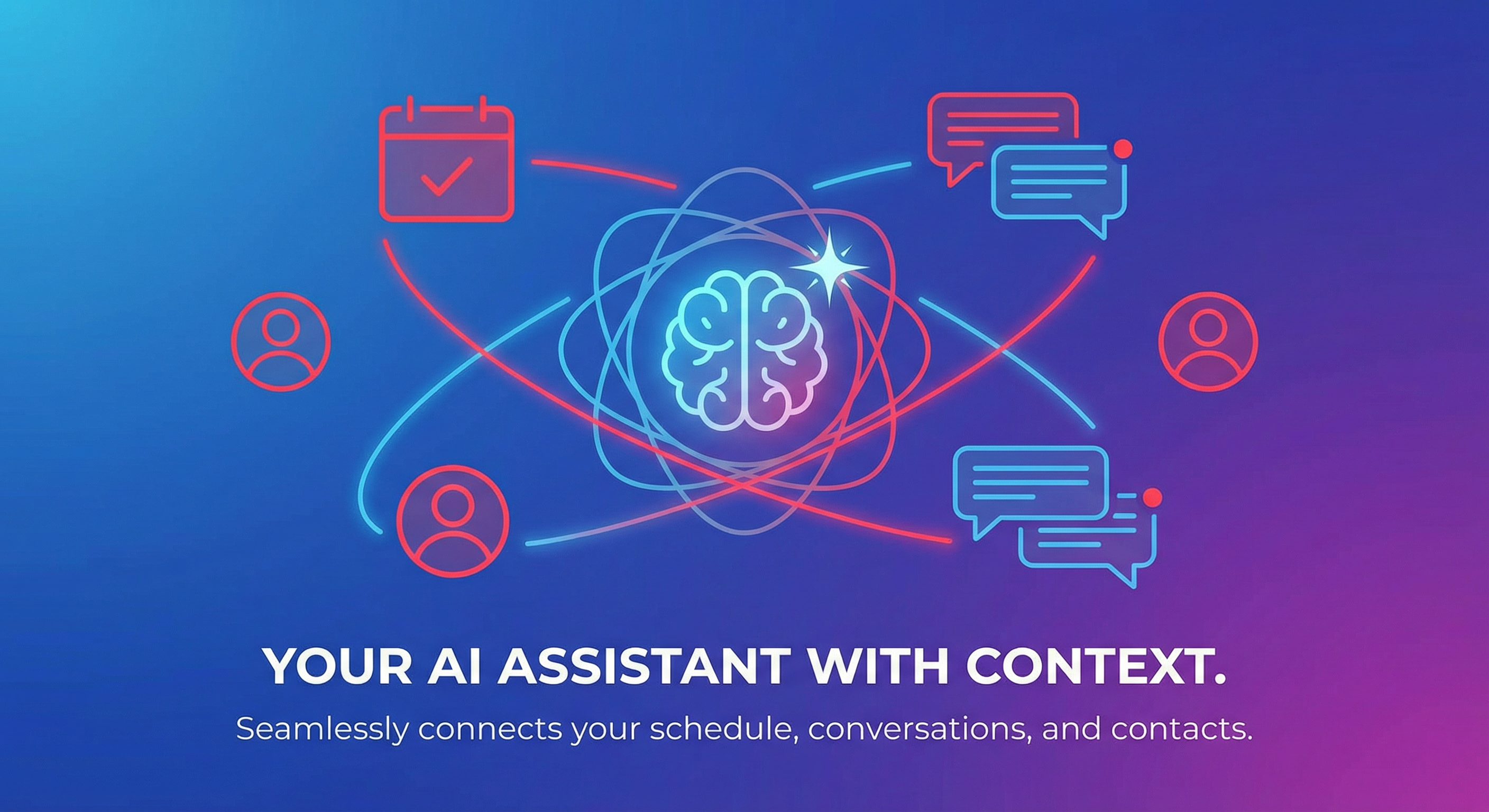 Sparks AI context with connected data sources