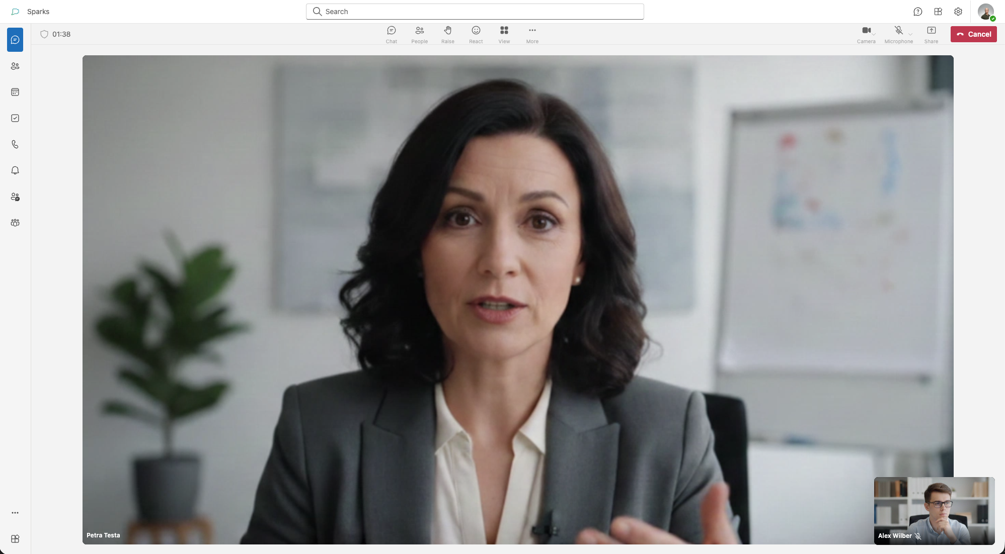 Sparks Enterprise interface